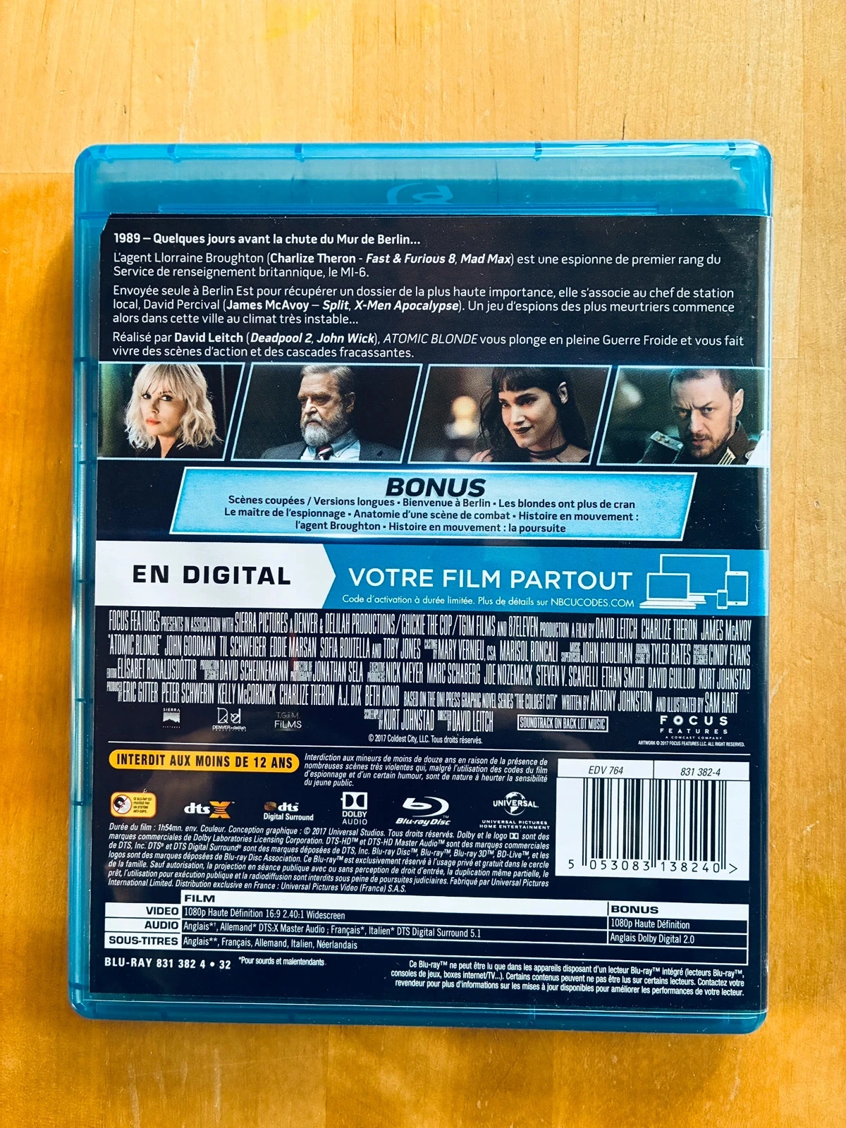 Blu-ray Atomic Blonde Charlize Theron. – photo 3